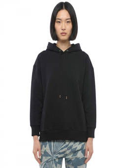 Stella McCartney - Black Logo Hood Hoodie (XXS)