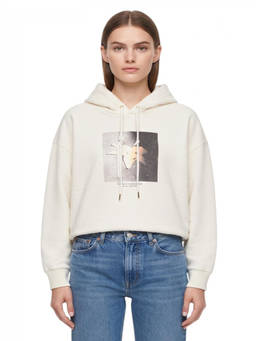 Stella McCartney - Off White Graphic Hood Hoodie (S)