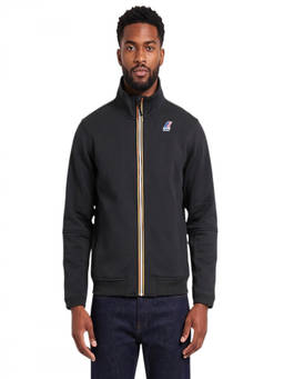 K-Way - Black Zip Up Logo Sweatshirt