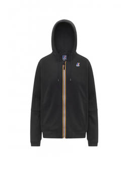 K-Way - Black Zip Up Logo Hoodie