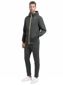 K-Way - Green Zip Up Logo Hoodie