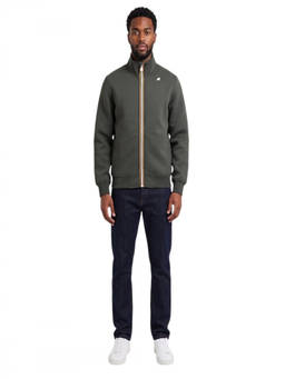 K-Way - Green Mock Collar Sweatshirt