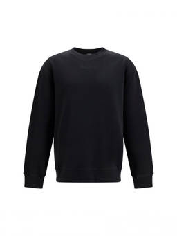 BALMAIN - Black Crew Neck Sweatshirt