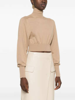 Sportmax - Beige Turtle Neck Sweater (XL)