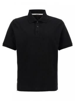 Saint Laurent - Black Cotton Polo T-Shirt (S)