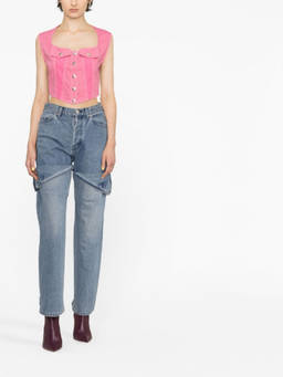 Ambush - Pink Denim Top (L)
