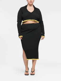 Az Factory - Black Cropped Top