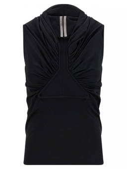 Rick Owens - Black Jersey Ss Prong Top (M)