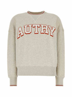 Autry - Light Grey Logo-Print Sweatshirt