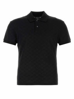 Gucci - Black Shirt Collar Polo T-Shirts