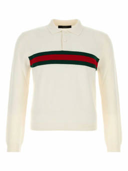 Gucci - Off White Stripes Polo T-Shirts