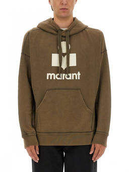 Isabel Marant - Brown Logo Relaxed Hoodie (S)