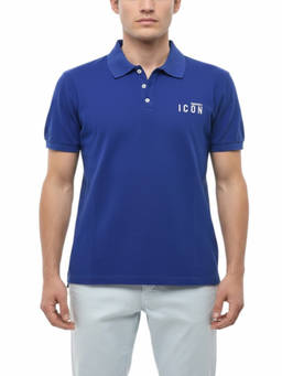 Dsquared2 - Blue Shirt Collar Polo T-Shirt (XS)