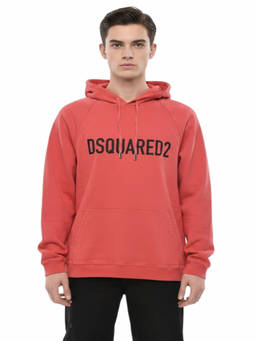 Dsquared2 - Red Relaxed Logo Hoodie (L)