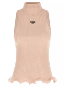 Fendi - Pink Ruffled Top (L)