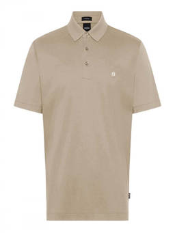 Boss - Beige Shirt Collar Polo T-Shirt