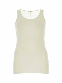 AMI Paris - White Snoop Neck Tank Top