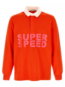 JW Anderson - Orange Super Speed Polo T-Shirt