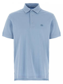 Etro - Light Blue Pegaso Polo T-Shirt (S)
