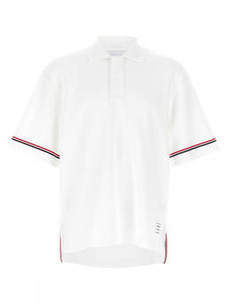 Thom Browne - White Polo T-Shirt