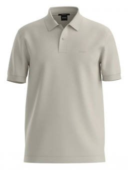 Boss - Beige Cotton Classic Polo T-Shirt