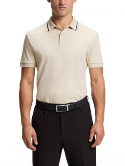 Boss - Beige Cotton Polo T-Shirt (3XL)