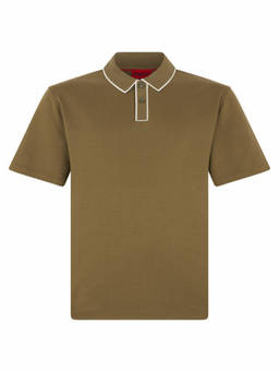 Hugo - Khaki Cotton Polo T-Shirt (S)
