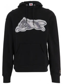 ICECREAM - Black Graphic Logo Hoodie