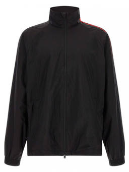 Y-3 - Black Loose Zip Up Sweatshirt