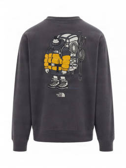 The North Face - Dark Grey Graphic Sweatshirt