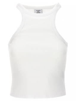 VETEMENTS - White Logo Cotton Tank Top (M)