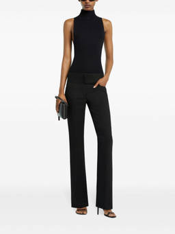 Courreges - Black Cotton Top (M)