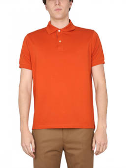 Paul Smith - Orange Shirt Collar Polo T-Shirt (S)