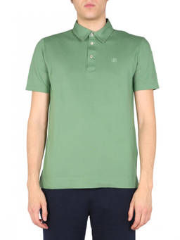 Ballantyne - Green Shirt Collar Polo T-Shirt (S)