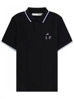 Paul Smith - Navy Blue Shirt Collar Polo T-Shirt