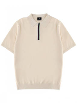 Ps By Paul Smith - Off White Solid Polo T-Shirt