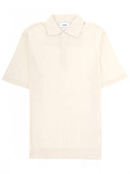 Lardini - Off White Solid Polo T-Shirt