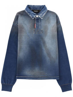 Dsquared2 - Blue Shirt Collar Polo T-Shirt