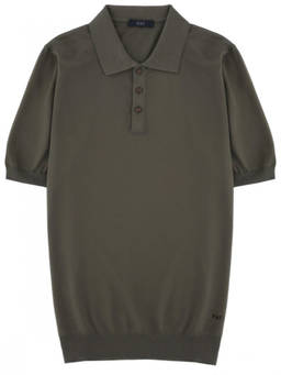 Fay - Dark Green Logo Polo T-Shirt