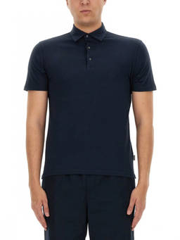 Aspesi - Navy Blue Solid Polo T-Shirt