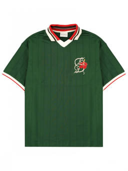 Drole De Monsieur - Green Shirt Collar Polo T-Shirt (S)