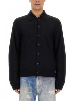 Our Legacy - Black Shirt Collar Sweater