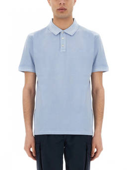 Woolrich - Light Blue Logo Polo T-Shirt (XL)