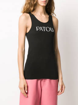 Patou - Black Sleeveless Top