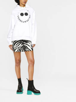 Az Factory - White Logo Cotton Hoodie