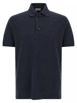 Etro - Blue Embroidery Logo Polo T-Shirt