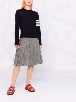 Thom Browne - Navy Blue Wool Sweater