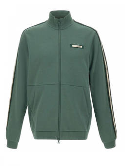 EA7 Emporio Armani - Green Logo Mock Collar Sweatshirt (M)