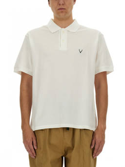 South2 West8 - White Solid Shirt Collar Polo T-Shirt