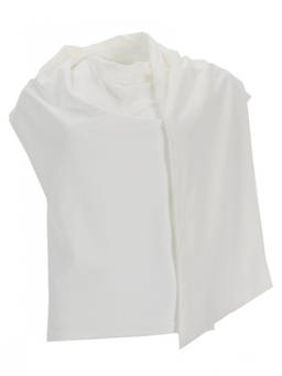 The Garment - Off White Solid Cowl Neck Top (S)
